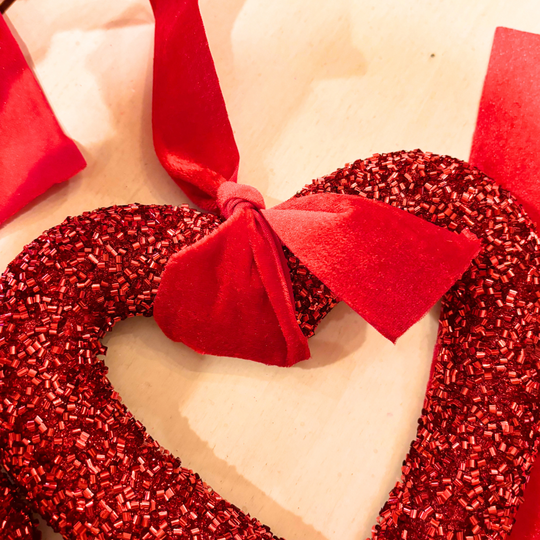 Easy Dollar Tree Hearts For Your Doors This Valentine’s Day