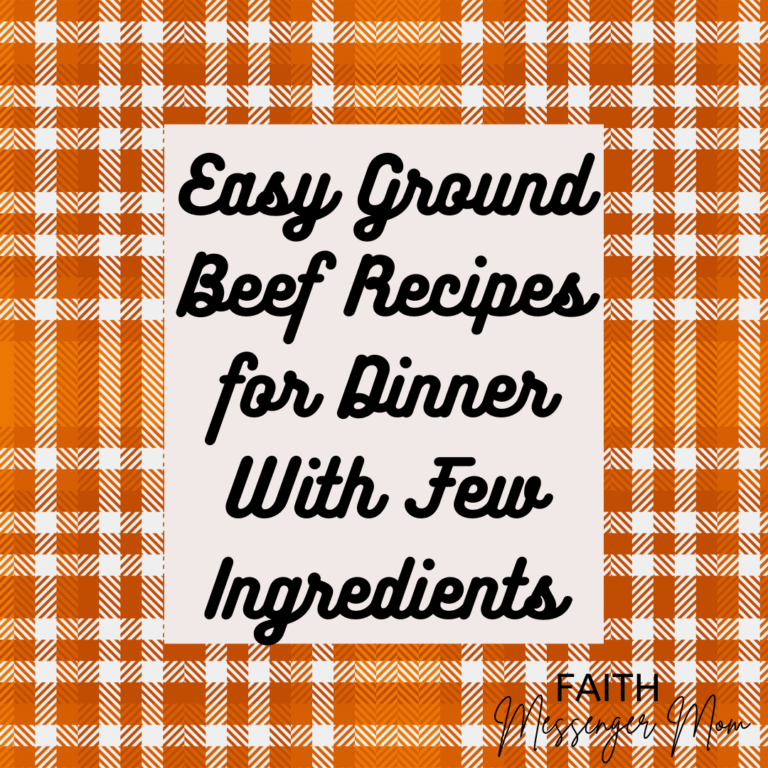 Easy Ground Beef Recipes for Dinner with few ingredients